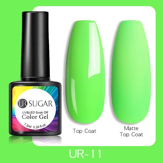 UR SUGAR 7.5ml Fluorescent Nail Gel-11 - Cherry Blossom Store