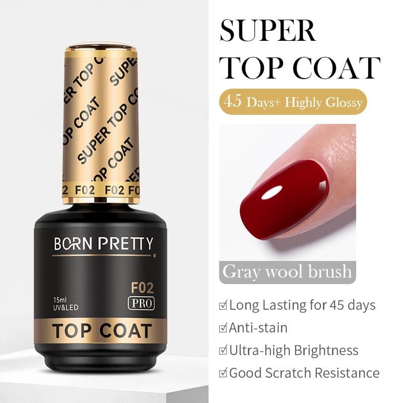 BORN PRETTY 15ml Super Top Coat
