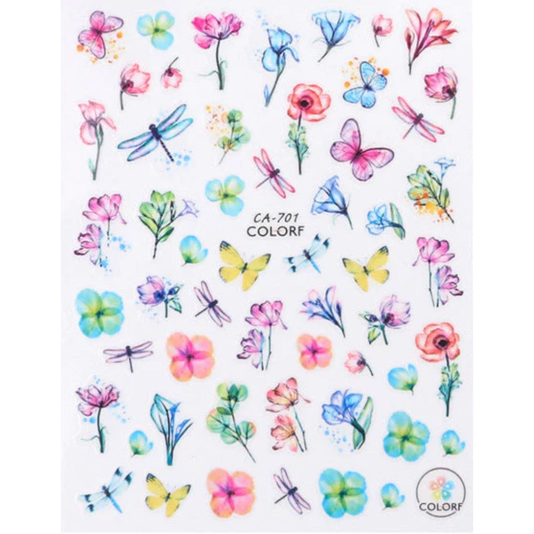 Nail Sticker 701 Butterflies & Flowers Cherry Blossom Store