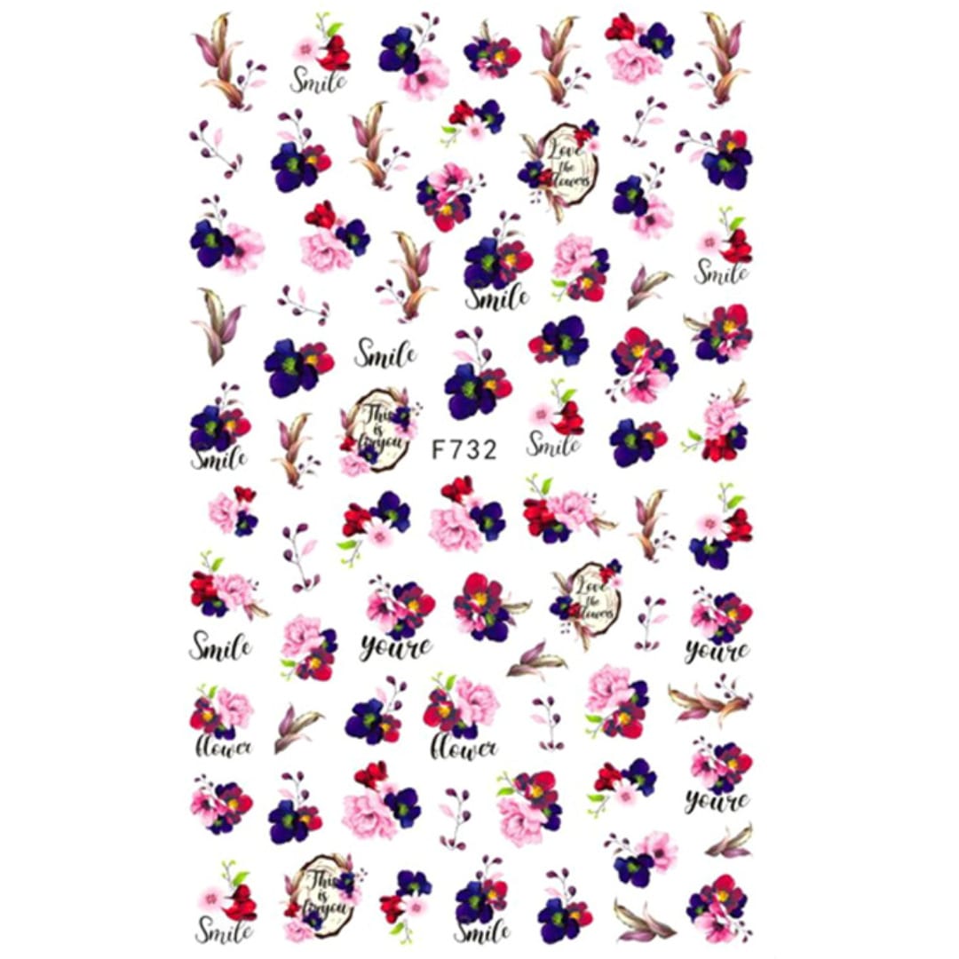 Nail StickerF732Flowers Cherry Blossom Store