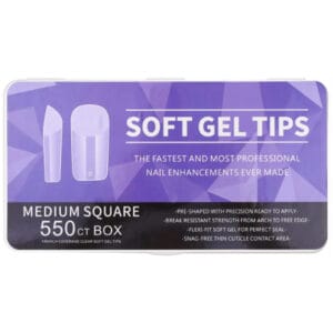Full Soft Gel Tips-Medium Square-550pcs