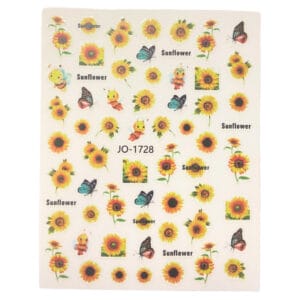 Nail Sticker-1728-Sunflower