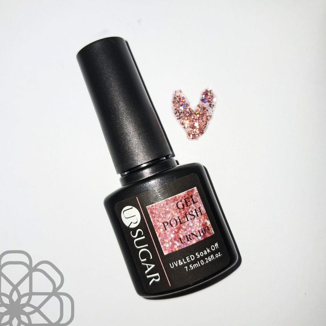 UR SUGAR 7.5ml Glitter Sequins Nail Gel - URN103