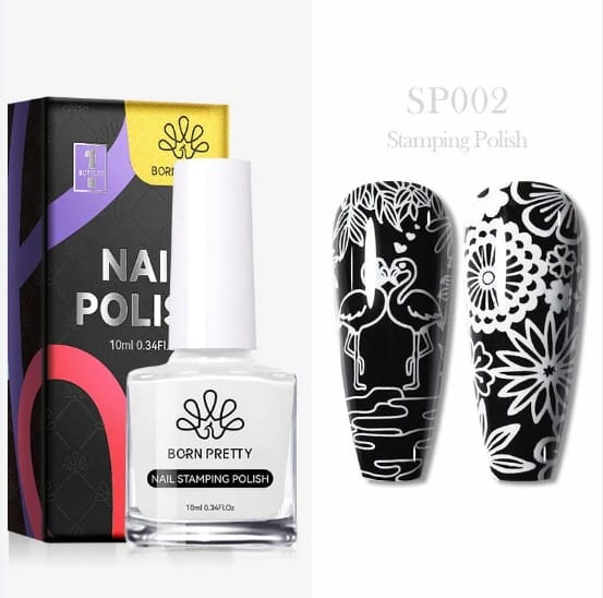 BORN PRETTY 10ml Stamping Polish - White