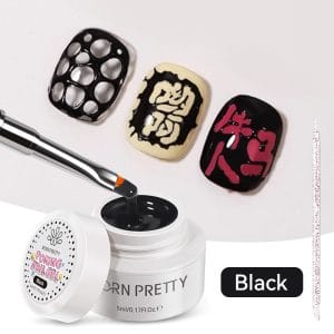 Born Pretty 5ml Poke Gel Nail Polish - Black